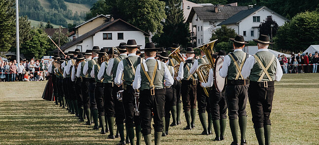 Streckenbegehung Bezirksmusikfest in Leonstein